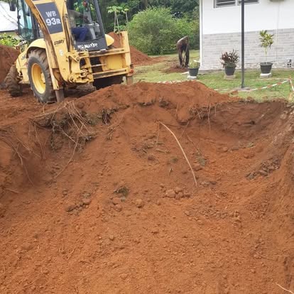 Ferraillage de la structure de la piscine