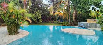 Piscine avec terrasse